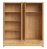 Picture of Black Red White Porto Large Wardrobe Burlington Oak