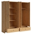 Picture of Black Red White Porto With Extra Shelves Oak Burlington