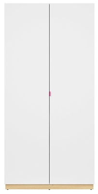 Picture of Black Red White Princeton Wardrobe White/Fuchsia