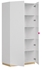 Picture of Black Red White Princeton Wardrobe White/Fuchsia