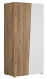 Show details for Black Red White Rauma Wardrobe White/Sibiu Larch