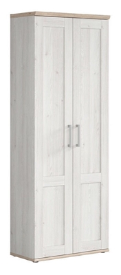 Picture of Black Red White Romance Hall Wardrobe Sibiu Larch/San Remo Oak