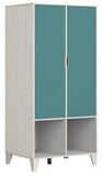 Show details for Black Red White Stanford Wardrobe Grey&Turquoise