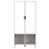 Picture of Black Red White Stanford Wardrobe Grey&White