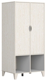 Show details for Black Red White Stanford Wardrobe White