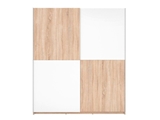 Show details for Black Red White Victoria Wardrobe 170 Sonoma Oak/White