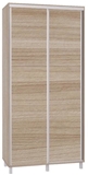 Show details for Bodzio Sliding Wardrobe 100cm Latte