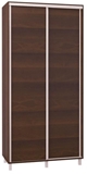 Show details for Bodzio Sliding Wardrobe 100cm Walnut