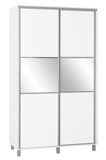 Show details for Bodzio SZP120 Sliding Wardrobe w/ Mirror 120x210cm White