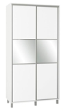 Show details for Bodzio SZP120W Sliding Wardrobe w/ Mirror 120x240cm White