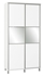 Picture of Bodzio SZP120W Sliding Wardrobe w/ Mirror 120x240cm White