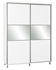 Picture of Bodzio SZP180W Sliding Wardrobe w/ Mirror 180x240cm White