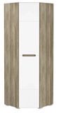 Show details for BTS Naomi SK-21 Wardrobe White/Canyon Oak