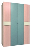 Show details for Glazov Ameli 555 Wardrobe w/ Mirror Light Oak