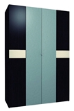 Show details for Glazov Ameli 555 Wardrobe w/ Mirror Wenge