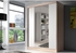 Picture of Idzczak Meble Bono BIS 02 Wardrobe w / Mirror Sonoma Oak / White