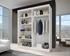 Picture of Idzczak Meble Bono BIS 02 Wardrobe w / Mirror Sonoma Oak / White