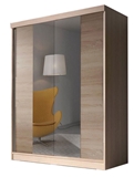 Show details for Idzczak Furniture Bono BIS 02 Wardrobe w / Mirror Sonoma Oak