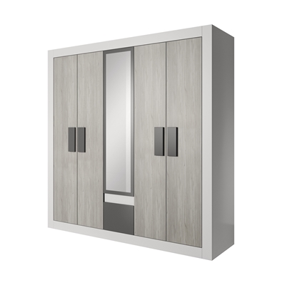 Picture of Idzczak Furniture Helios 5D Wardrobe Gray