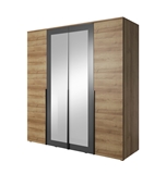 Show details for Idzczak Furniture Malmo 21 4D Wardrobe Riviera Oak