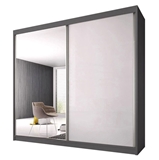 Show details for Idzczak Meble Pro Polysk Wardrobe 183cm Graphite/White Gloss