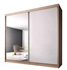 Picture of Idzczak Meble Pro Polysk Wardrobe 233cm Sonoma Oak/White Gloss