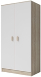 Show details for Idzczak Furniture Smyk III 06 Wardrobe 2D White / Sonoma Oak