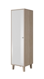 Show details for Idzczak Furniture Sonata 1D Wardrobe Sonoma Oak / White