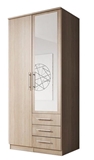 Show details for Idzczak Furniture Szantal 2D Wardrobe Sonoma Oak