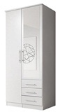 Show details for Idzczak Furniture Szantal 2D Wardrobe White