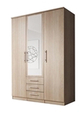 Show details for Idzczak Furniture Szantal 3D Wardrobe Sonoma Oak