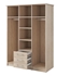 Picture of Idzczak Furniture Szantal 3D Wardrobe Sonoma Oak