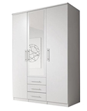 Show details for Idzczak Furniture Szantal 3D Wardrobe White