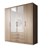 Show details for Idzczak Furniture Szantal 4D Wardrobe Sonoma Oak