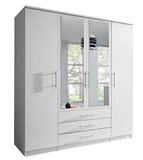 Show details for Idzczak Furniture Szantal 4D Wardrobe White