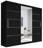 Show details for Idzczak Furniture Wardrobe Alba Black