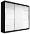 Picture of Idzczak Furniture Wardrobe Alba II Black / White