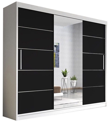 Picture of Idzczak Meble Wardrobe Alba White / Black