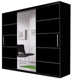 Show details for Idzczak Furniture Wardrobe Astra Black