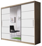 Show details for Idzczak Furniture Wardrobe Astra Sonoma Oak / White