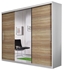 Picture of Idzczak Furniture Wardrobe Astra White / Sonoma Oak