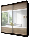 Show details for Idzczak Meble Wardrobe Multi 12 Black/Sonoma Oak