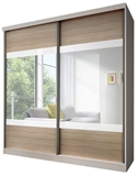 Show details for Idzczak Furniture Wardrobe Multi 12 White / Sonoma Oak