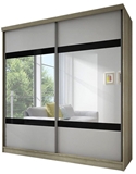 Show details for Idzczak Furniture Wardrobe Multi 2 183 Sonoma Oak / White