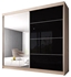 Picture of Idzczak Meble Wardrobe Multi 31 183 Sonoma Oak/Black