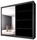 Show details for Idzczak Furniture Wardrobe Multi 31 233 Graphite / Black