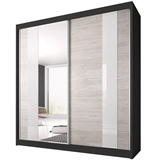 Show details for Idzczak Meble Wardrobe Multi 32 223cm Black/Sonoma Oak