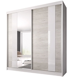 Show details for Idzczak Meble Wardrobe Multi 32 223cm White/Sonoma Oak