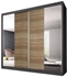 Picture of Idzczak Furniture Wardrobe Multi 36 183 Graphite / Sonoma Oak