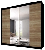 Show details for Idzczak Meble Wardrobe Multi 36 233 Black/Sonoma Oak